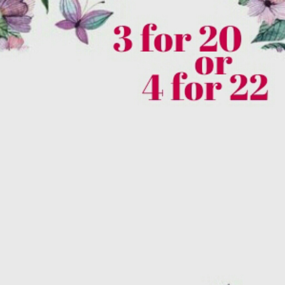 💜💚 Special 3/$20 4/$22 💜💚 💜💚